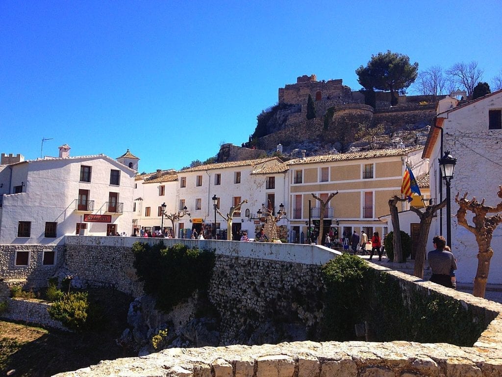 Guadalest Square and view point